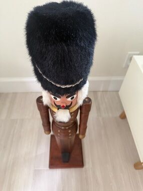 Traditional Black & Brown Nutcracker Holiday Decor